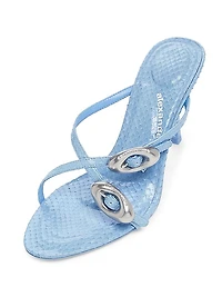 Dome 85MM Embellished Watersnake Sandals