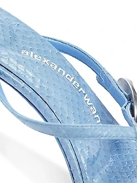 Dome 85MM Embellished Watersnake Sandals