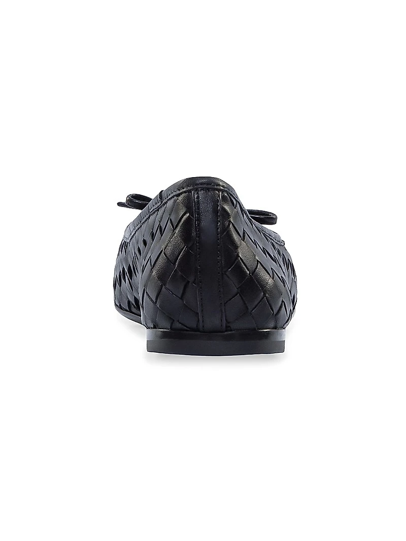 Gwynn Woven Leather Ballet Flats