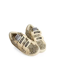 Baby's & Girl's Old School Glitter & Star Sneakers