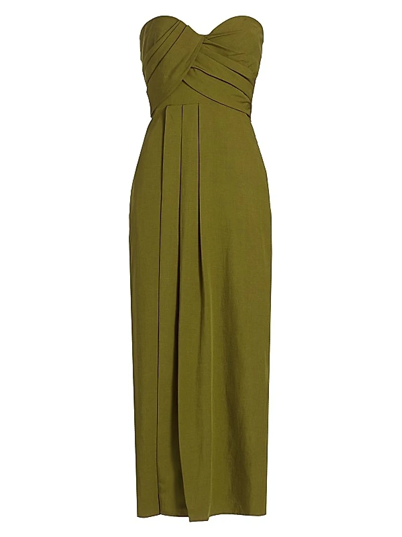 Yara Strapless Midi-Dress