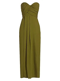 Yara Strapless Midi-Dress