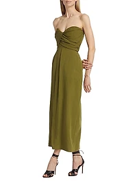 Yara Strapless Midi-Dress