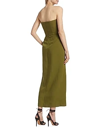 Yara Strapless Midi-Dress