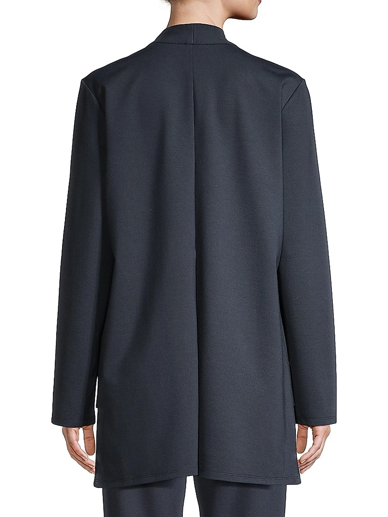 Stretch-Jersey Open-Front Jacket
