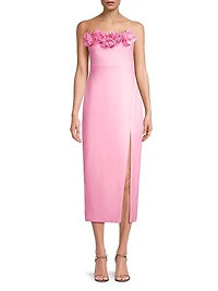 Catania Strapless Midi-Dress