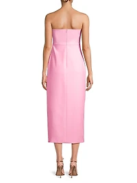 Catania Strapless Midi-Dress