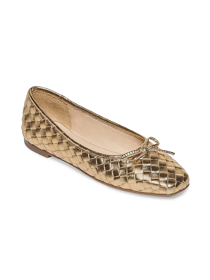 Gwynn Woven Leather Ballet Flats