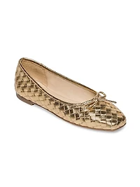 Gwynn Woven Leather Ballet Flats