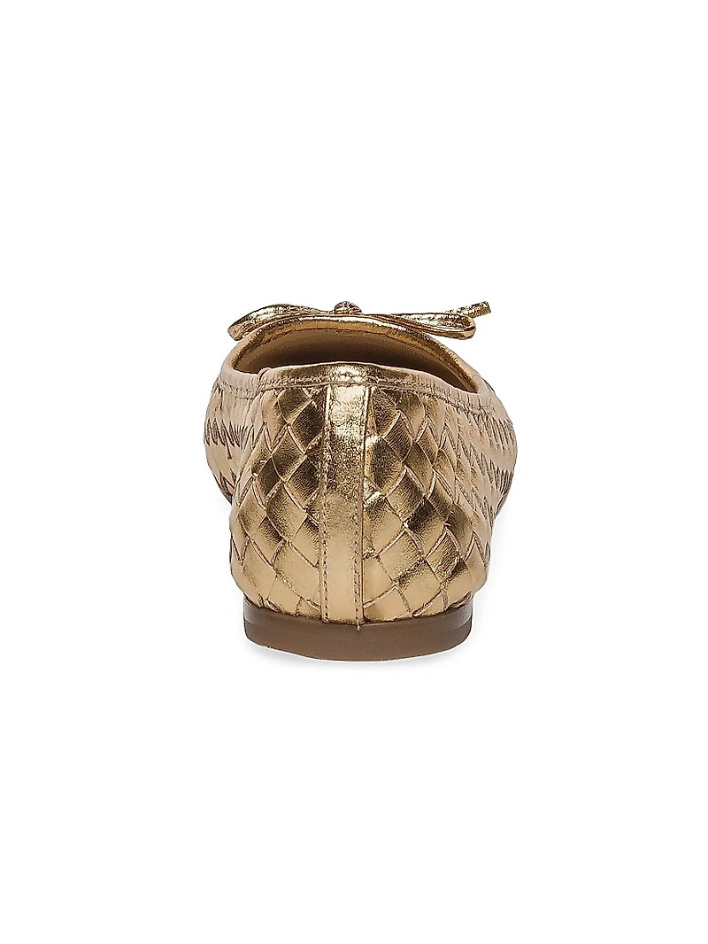 Gwynn Woven Leather Ballet Flats