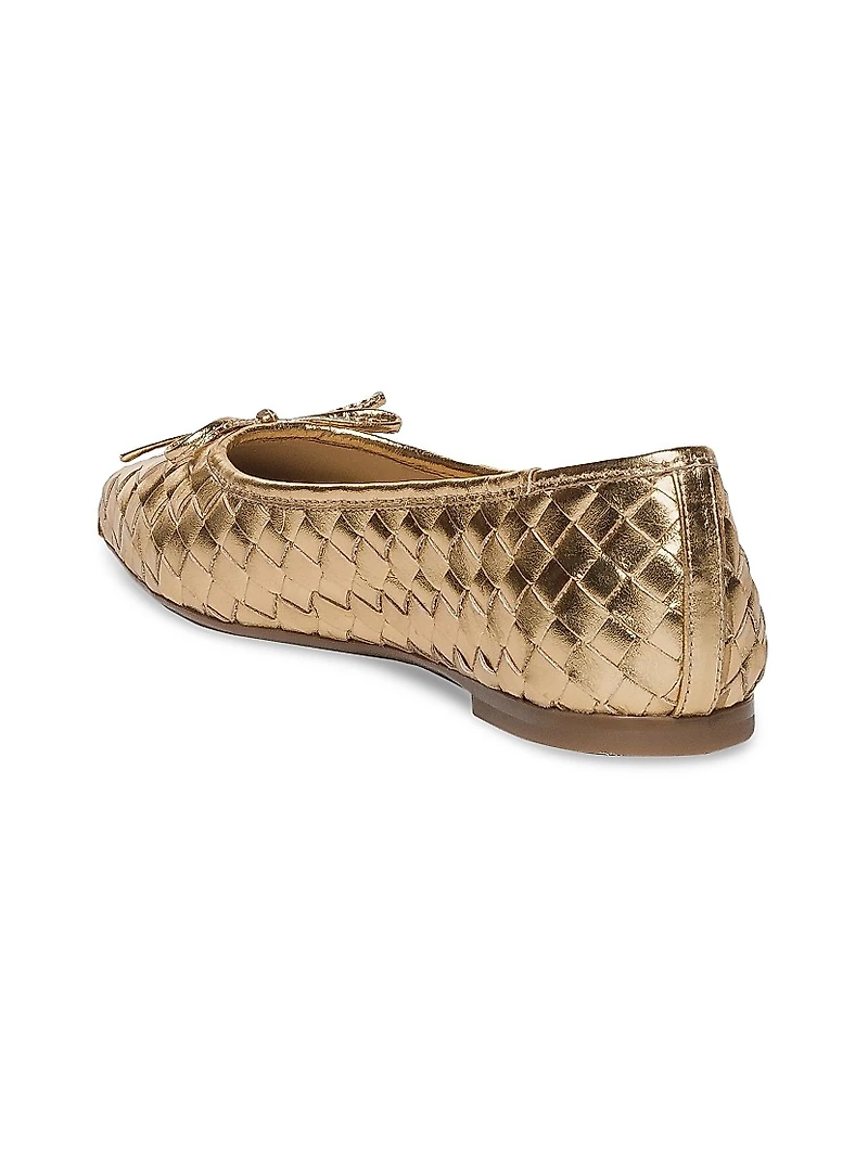 Gwynn Woven Leather Ballet Flats
