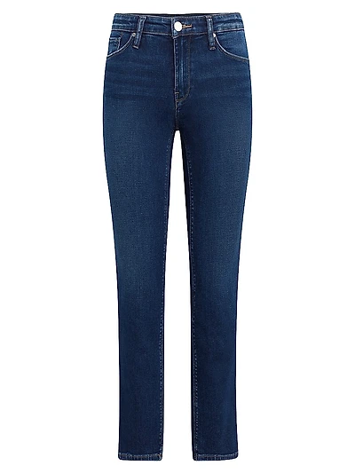 Nico Mid-Rise Straight-Leg Jeans
