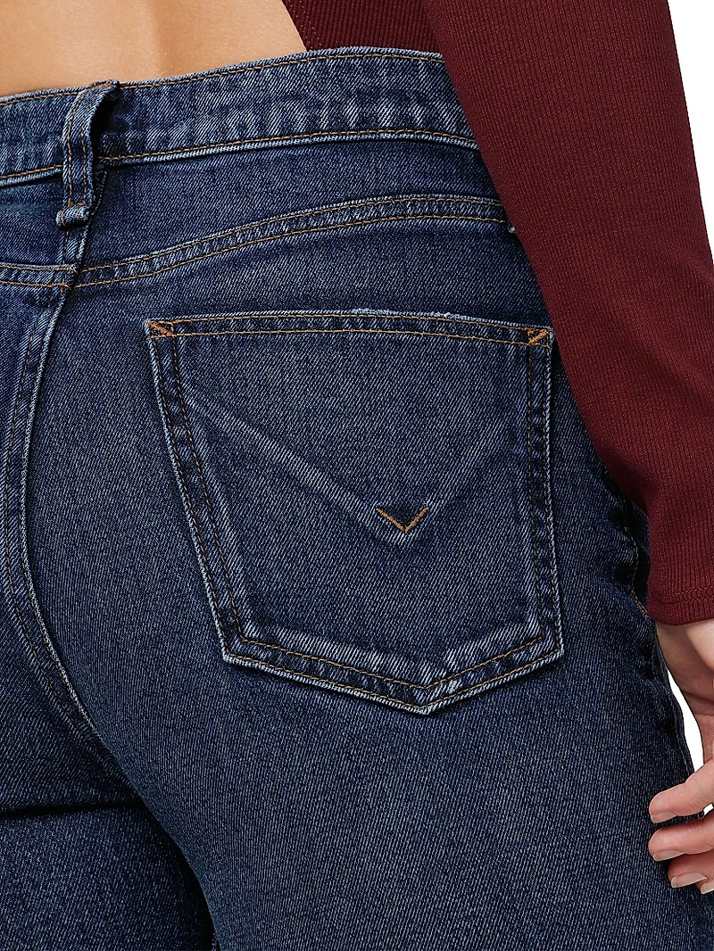 Remi High-Rise Stretch Straight Jeans