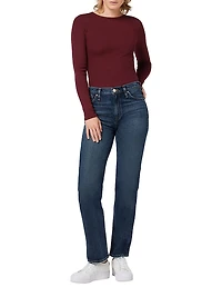 Remi High-Rise Stretch Straight Jeans