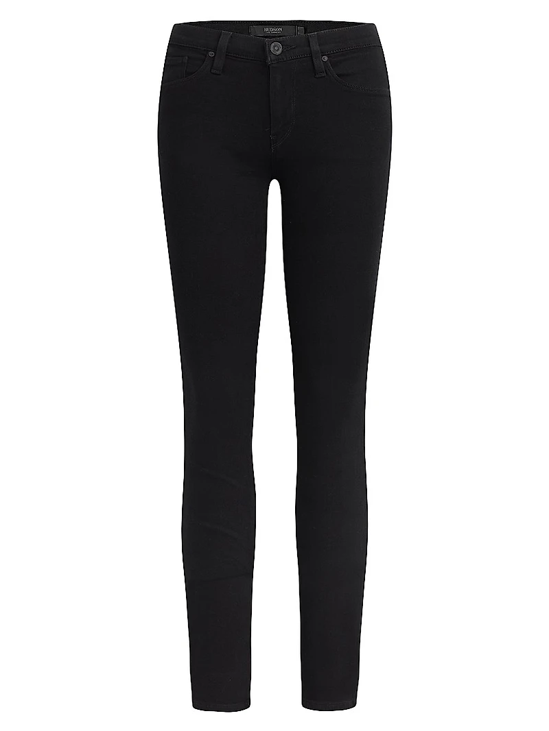 Nico Mid-Rise Straight-Leg Jeans