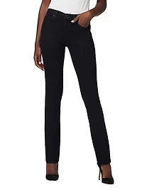 Nico Mid-Rise Straight-Leg Jeans