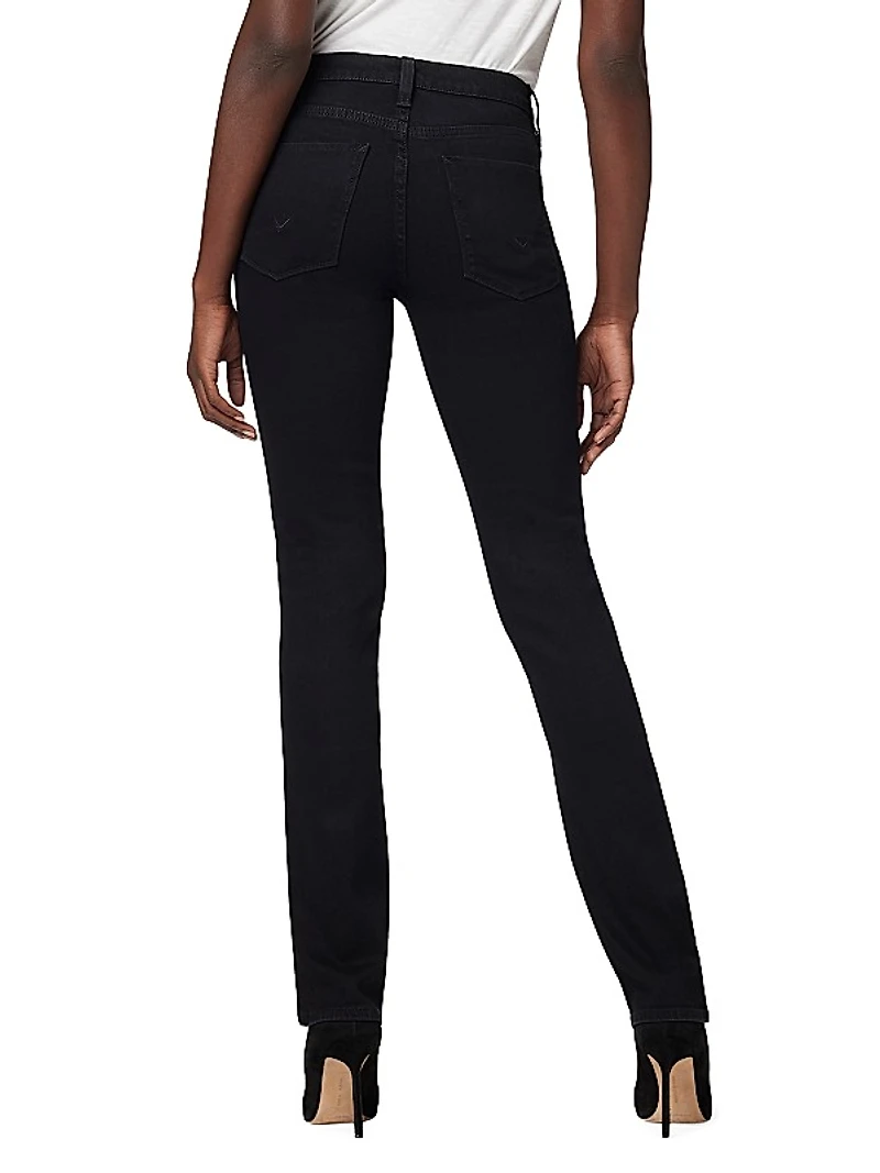 Nico Mid-Rise Straight-Leg Jeans