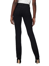 Nico Mid-Rise Straight-Leg Jeans