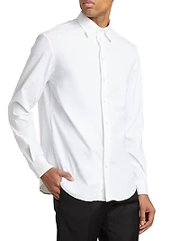 Stretch Button-Front Shirt