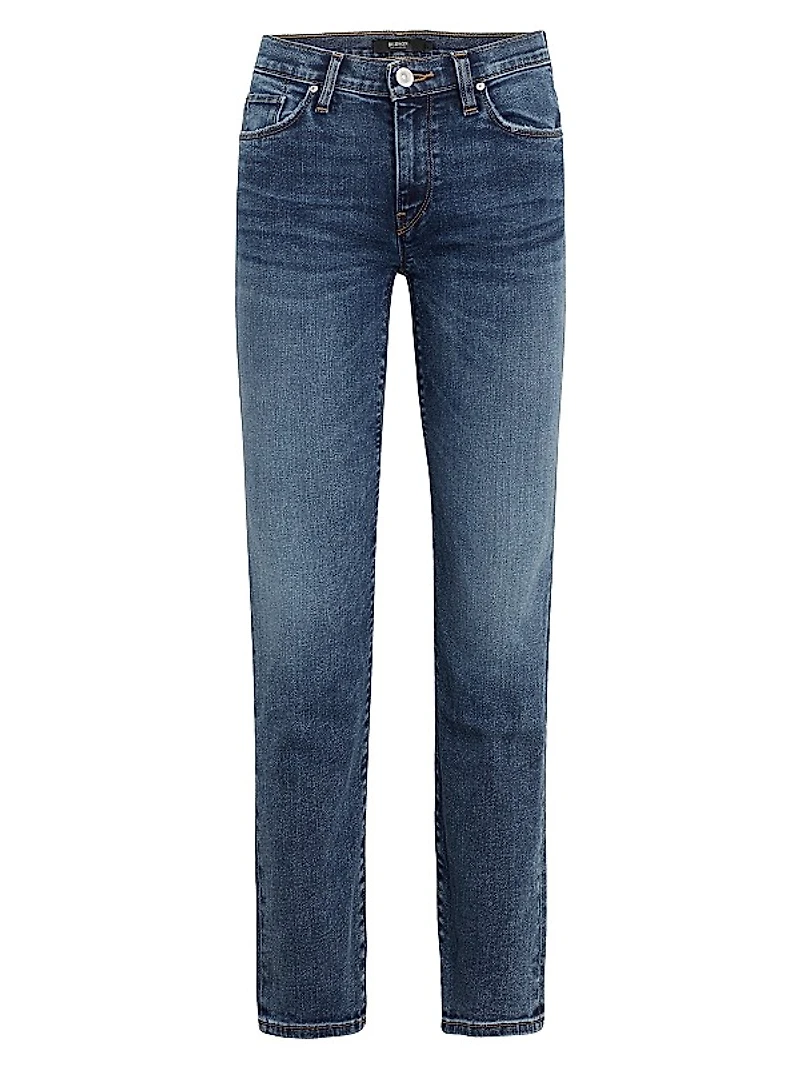 Nico Mid-Rise Straight-Leg Jeans