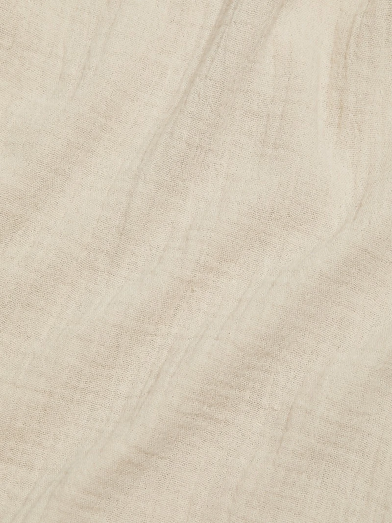 Leon Smocked Cotton Pants