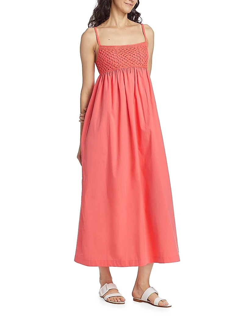 Meeka Crochet-Trimmed Maxi Dress