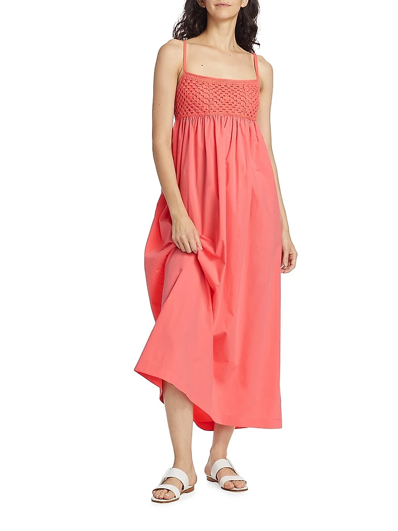 Meeka Crochet-Trimmed Maxi Dress