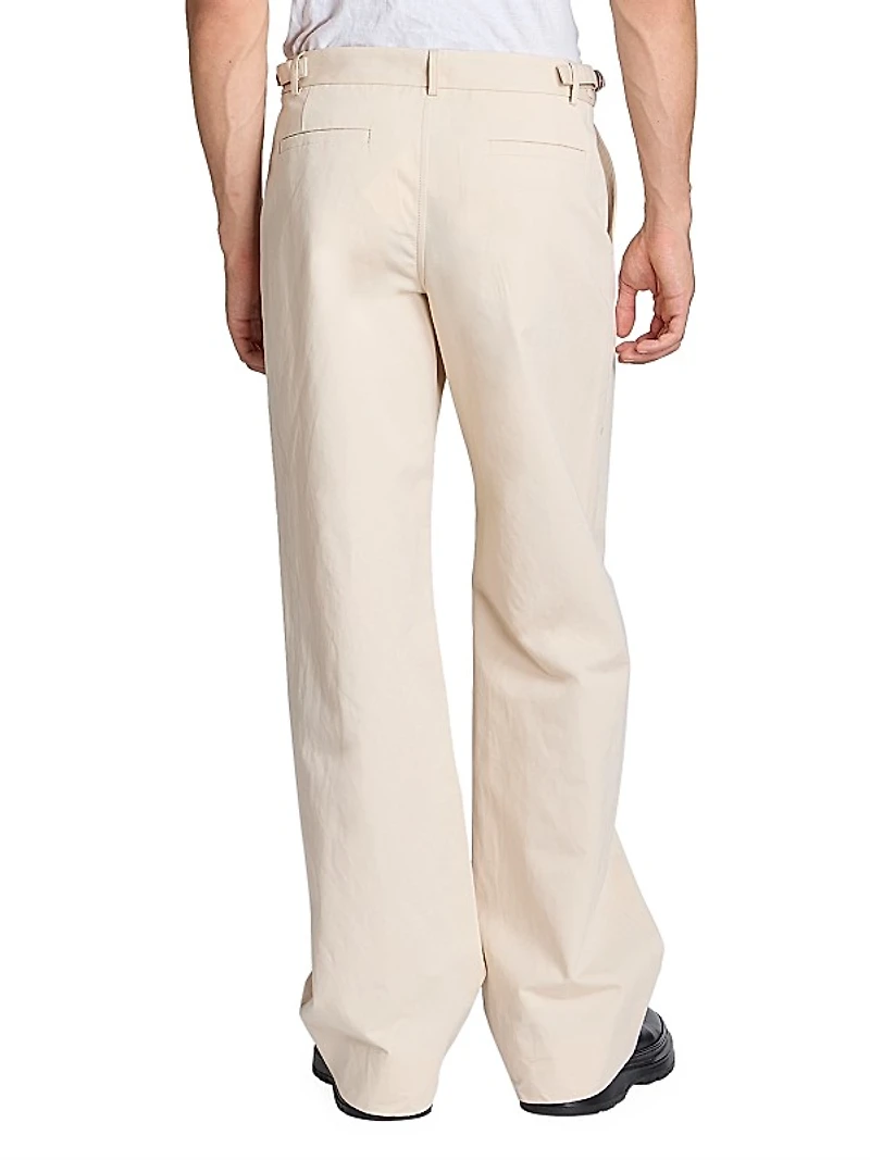 Jean Cotton-Linen Trousers