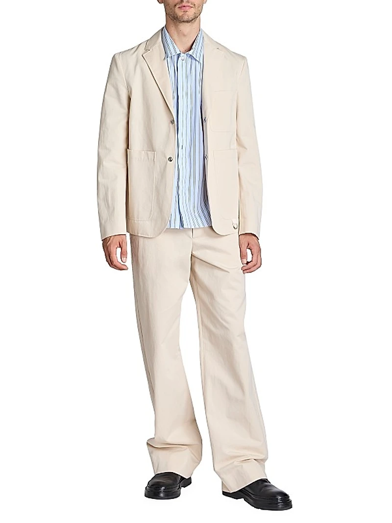 Jean Cotton-Linen Trousers