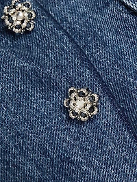 Two-Piece Denim Jumpsuit