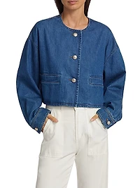 Paley Cropped Denim Jacket