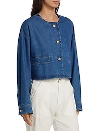 Paley Cropped Denim Jacket