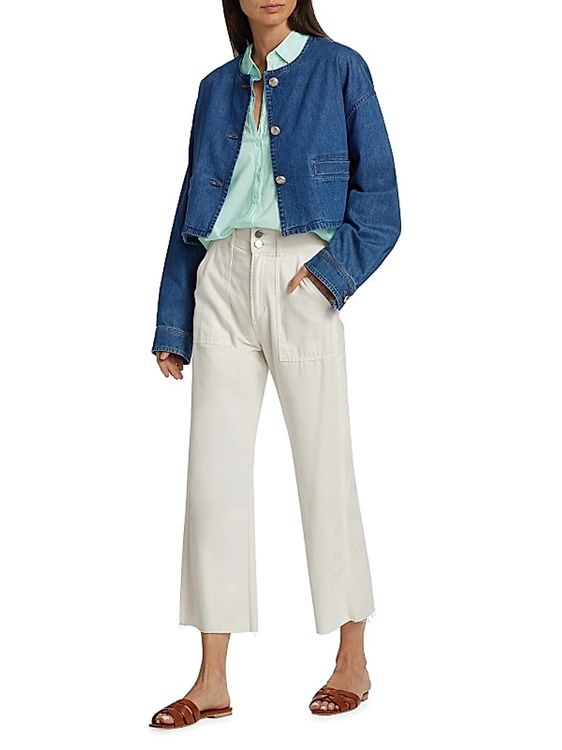 Paley Cropped Denim Jacket