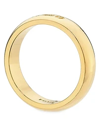 True Love 18K Yellow Gold Engravable Ring