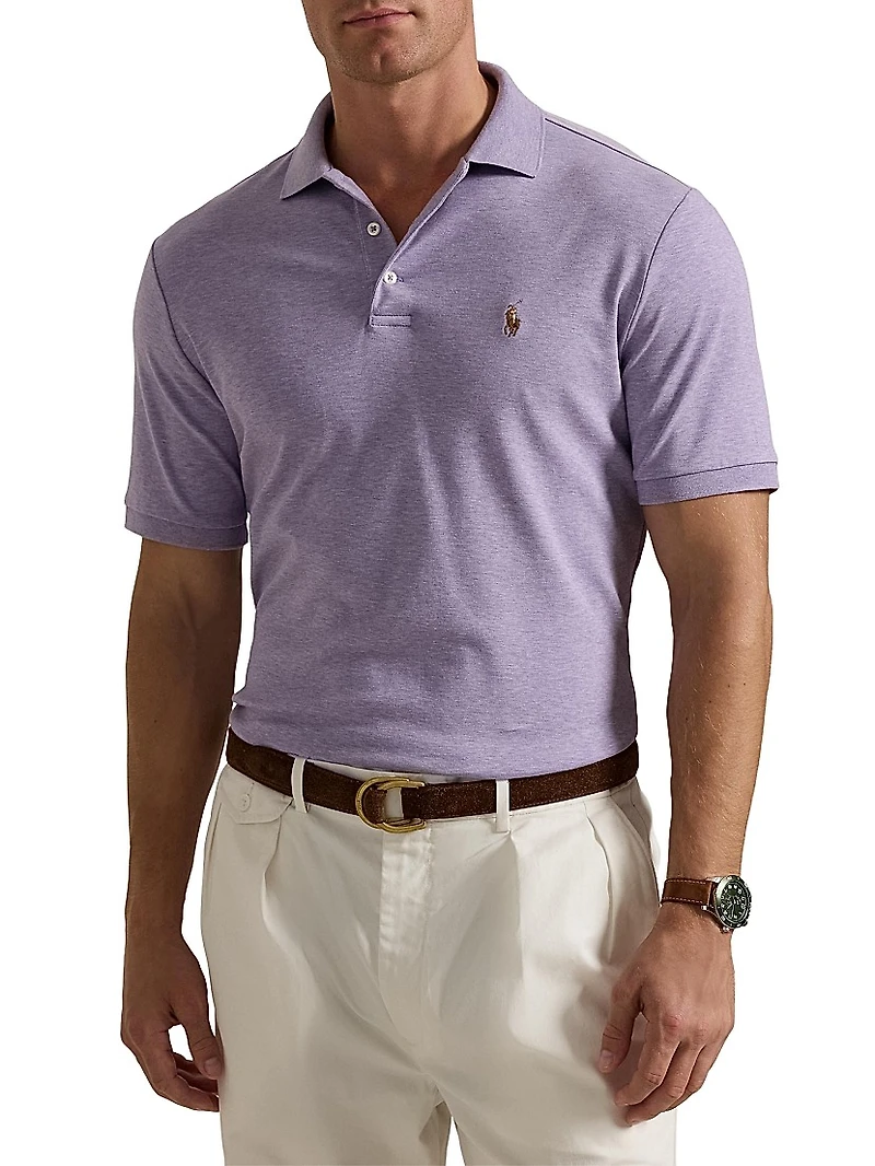 Classic-Fit Soft Cotton Polo Shirt