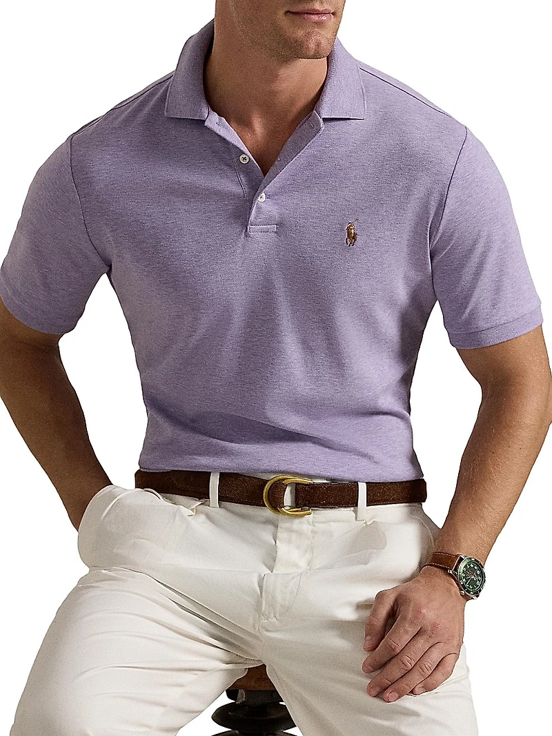 Classic-Fit Soft Cotton Polo Shirt