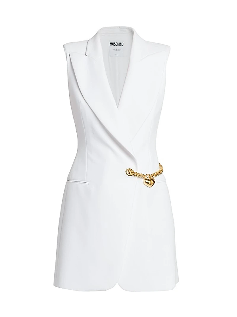 Chains & Hearts Tailored Minidress