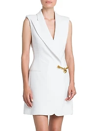 Chains & Hearts Tailored Minidress