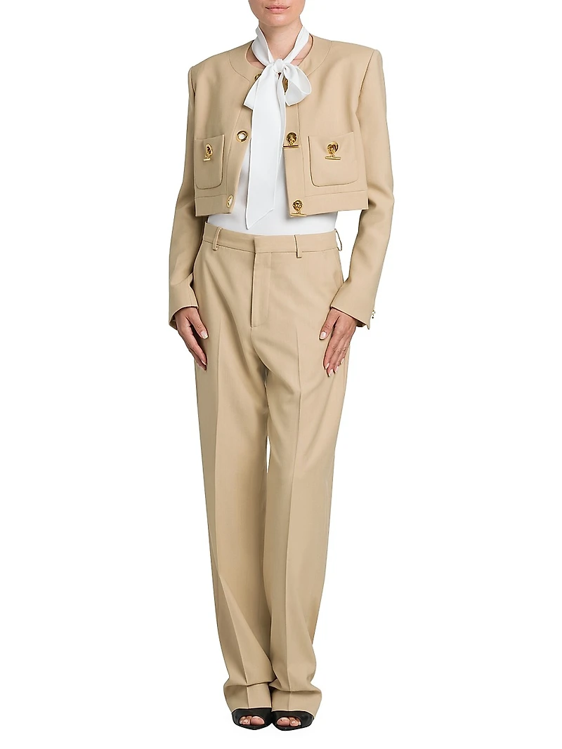 Relaxed-Fit Tapered Trousers