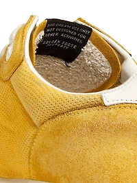 Running Sole Leather-Trimmed Sneakers