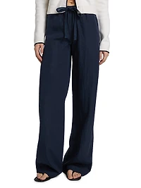 Utility High-Rise Drawstring Pants