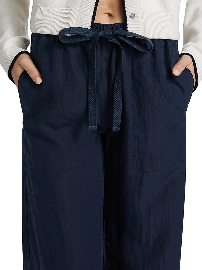 Utility High-Rise Drawstring Pants