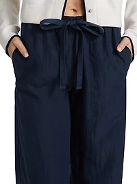 Utility High-Rise Drawstring Pants