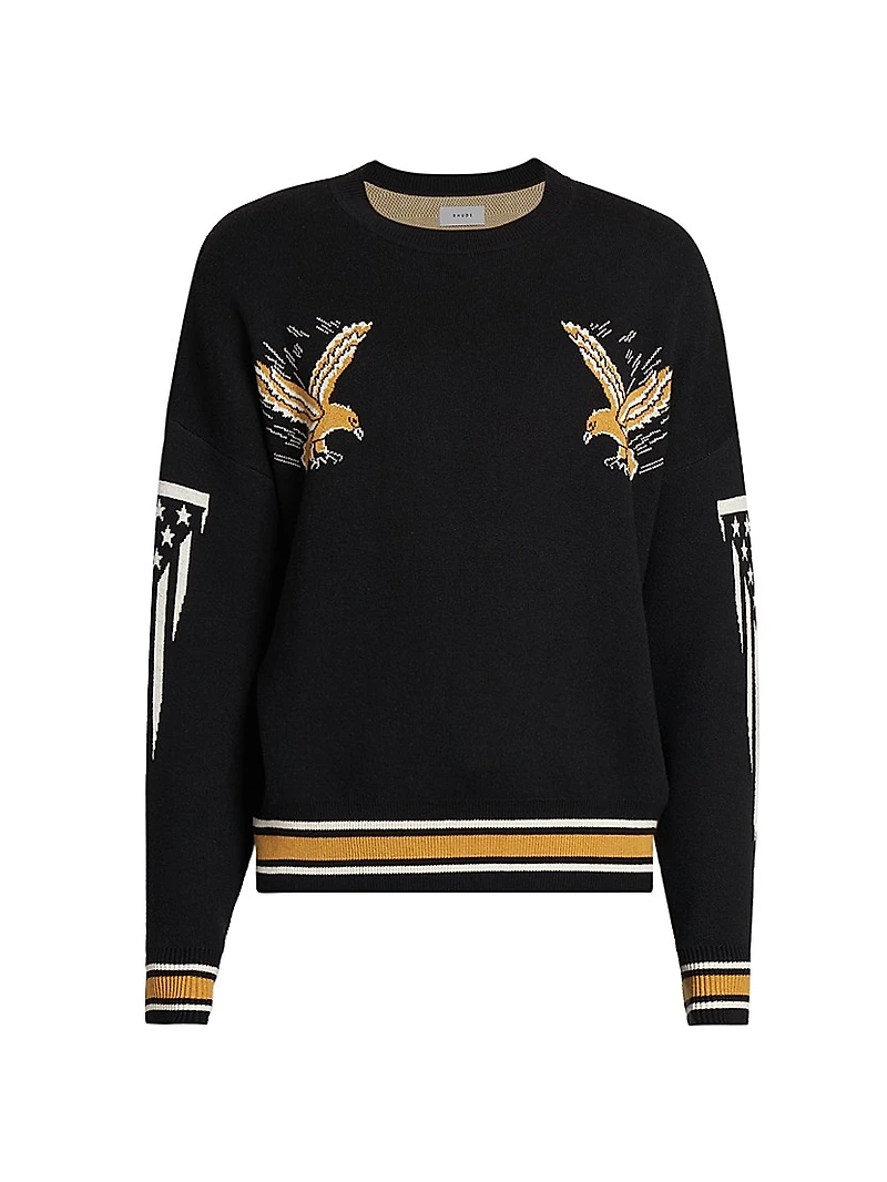 Eagle Souvenir Wool-Cashmere Sweater