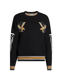 Eagle Souvenir Wool-Cashmere Sweater