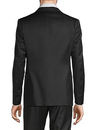 Crystal-Embellished Wool One-Button Dinner Jacket