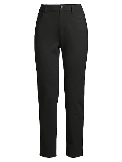High-Rise Slim-Fit Stretch Jeans