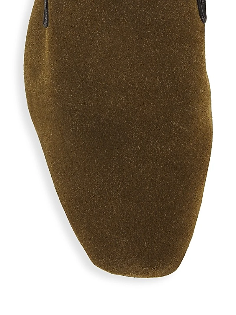 Suede Loafers