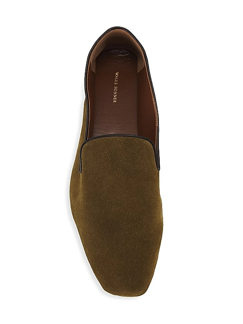 Suede Loafers
