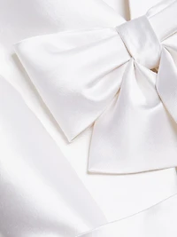 Gracie Silk-Wool Midi-Dress